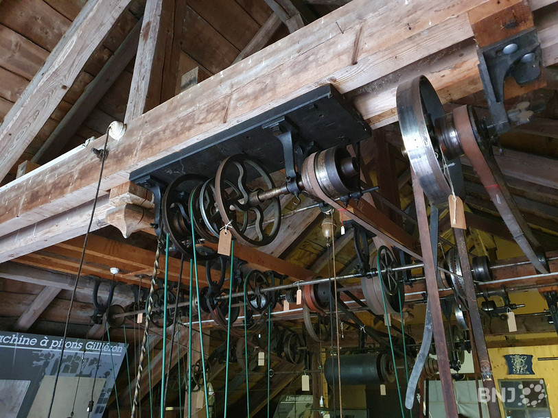 L'atelier de décolletage de Léopold Bourquin.