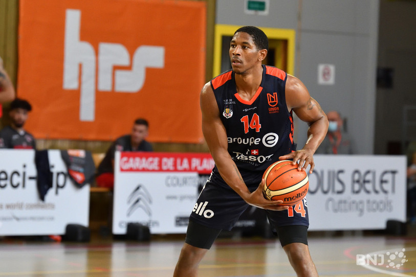 Markel Humphrey et Union Neuchâtel joueront sans public ce dimanche. (photo : Georges Henz).