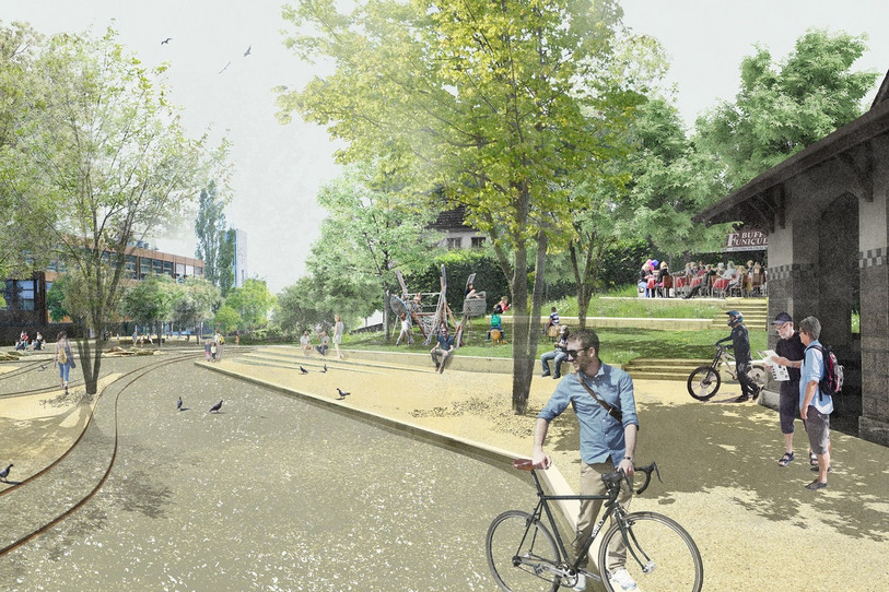 La Coudre telle qu'on pourra la voir après les travaux, qui devraient commencer en 2024. (Photo : Paysagestion)