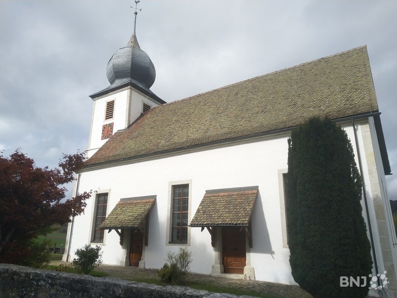 L'église de Sornetan, lieu emblématique de la commune pour Annelise Neukomm.