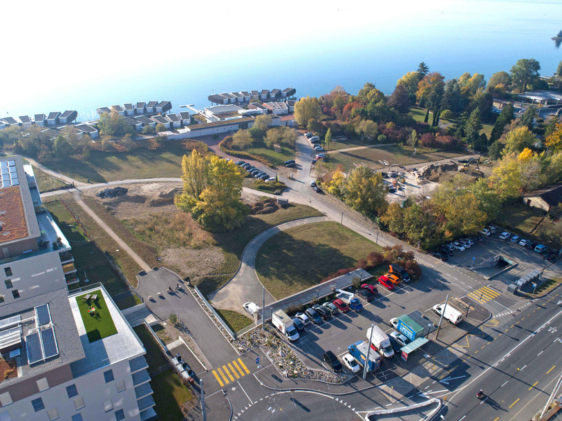 La parcelle qui doit accueillir le projet immobilier Ensemble Gouttes d'Or. (Photo: Bastien Brouqueyre | the bild.)  
