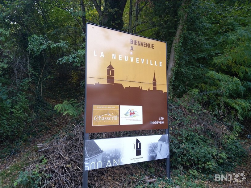 L'entrée de La Neuveville, depuis le plateau de Diesse.