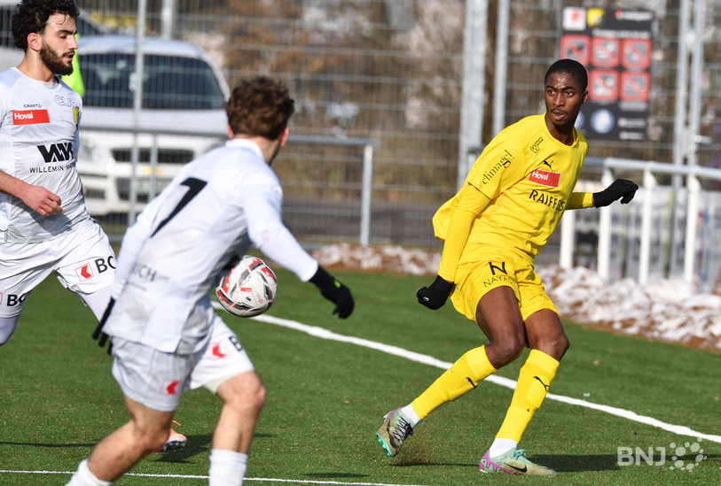 Le FC Bassecourt compte sur le défenseur Mohamed Diaw pour assurer le maintien de son équipe. (Photo : Georges Henz)