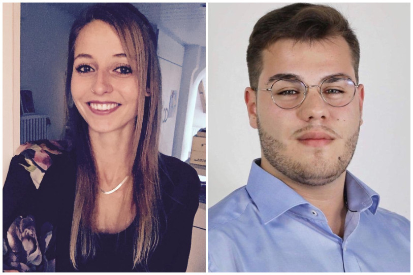 Manon Humair et Djelel Juillerat sont les nouveaux co-présidents de la section locale du parti. (Photo : JLRJB)
