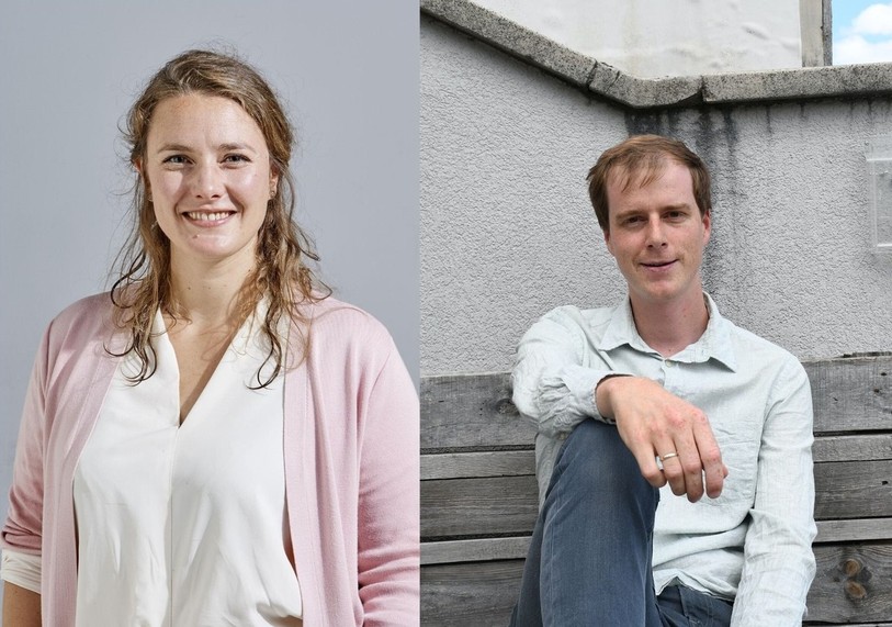 Marie Moeschler et Hervé Roquet partageront la présidence du PSR. (Photos: parti socialiste romand)