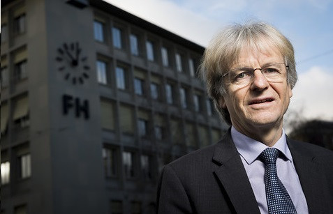 Le président de la Fédération de l'industrie horlogère suisse Jean-Daniel Pasche. (Photo : KEYSTONE / Jean-Christophe Bott).