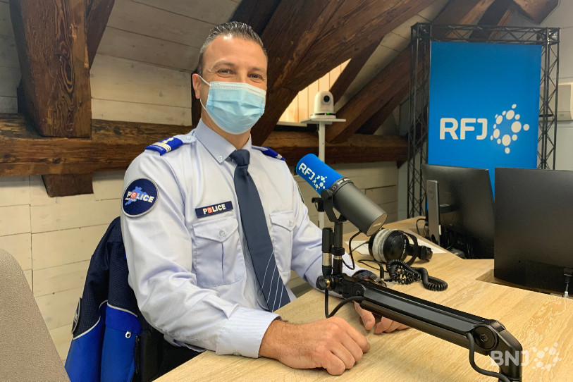 Capitaine Eric Froidevaux, chef de la gendarmerie jurassienne, était l'invité du Journal de 12h15 ce samedi sur RFJ.