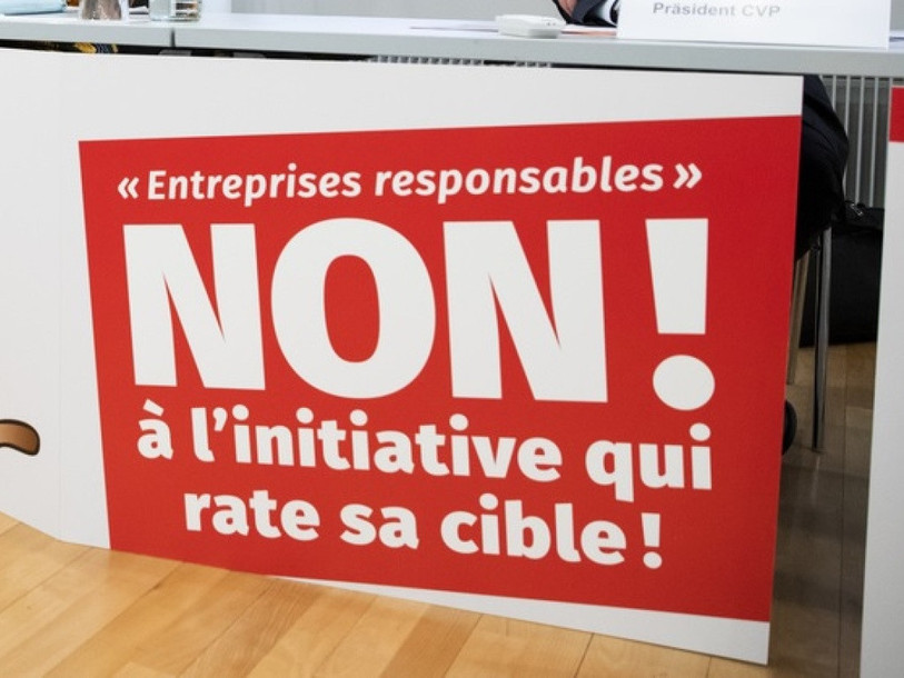 L'économie reste sur ses gardes face à l'initiative « pour des multinationales responsables ». (Photo : Keystone).