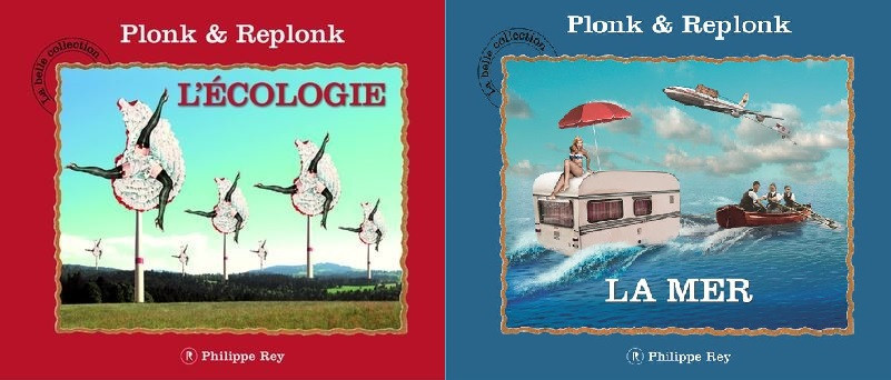 Chacun des deux ouvrages a été publié avant l'autre selon la première page des livres de Plonk et Replonk.