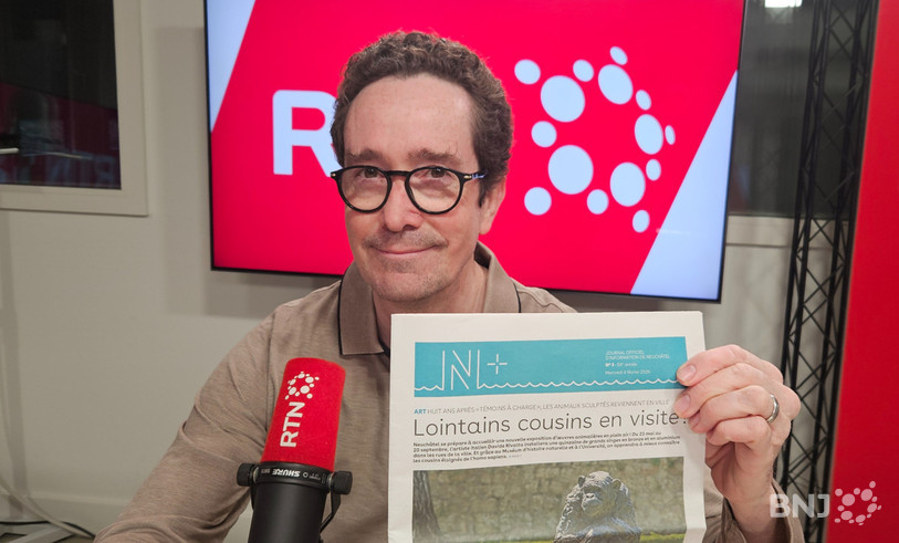 Emmanuel Gehrig, chef du Service de la communication à la Ville de Neuchâtel, dans « La Matinale ».
