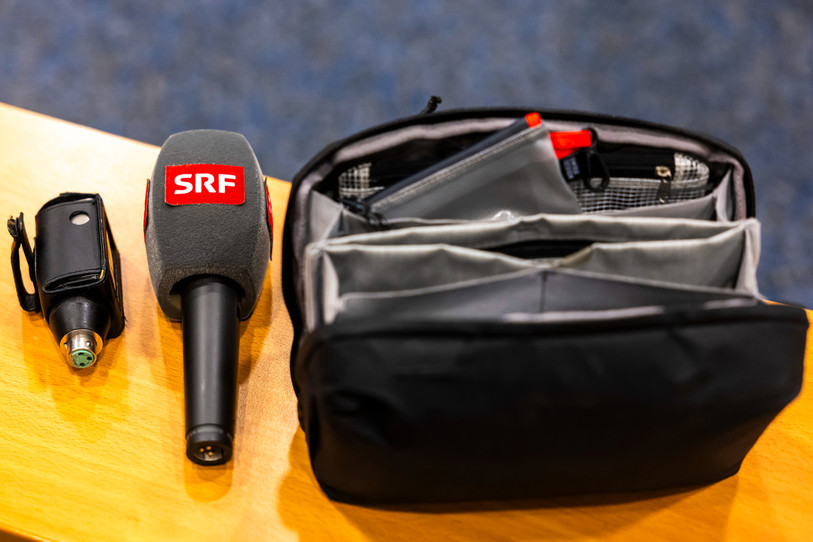 La
SSR est au cœur du débat politique à l’approche de la votation fédérale. (Photo: KEYSTONE/Salvatore Di Nolfi)