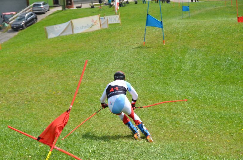 C'est lors de cette course à Marbach que Randy Bloque a décidé de relancer le ski sur herbe dans le Jura.