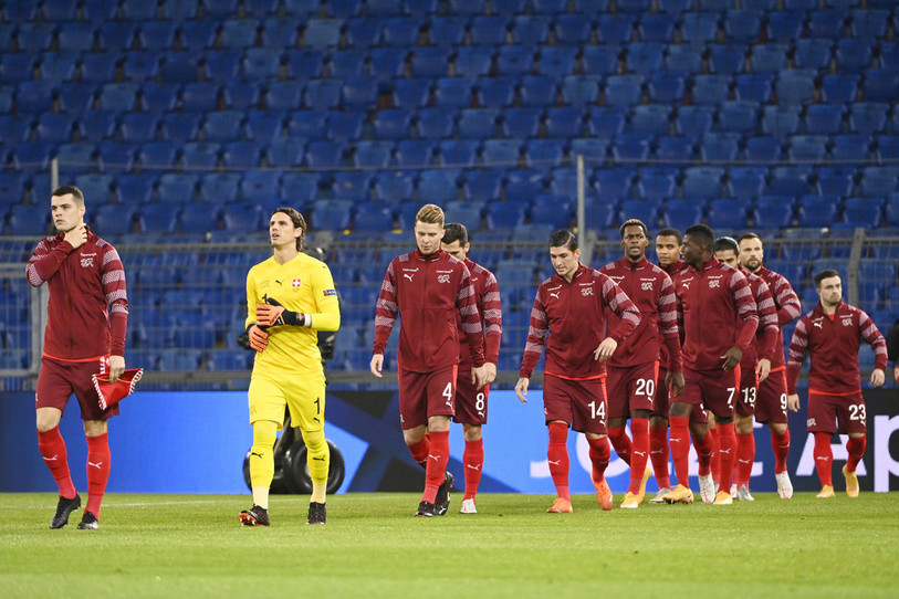 La Nati se maintient en Ligue A de la Ligue des Nations grâce à une victoire sur tapis vert. (Photo : KEYSTONE/Alessandro della Valle)