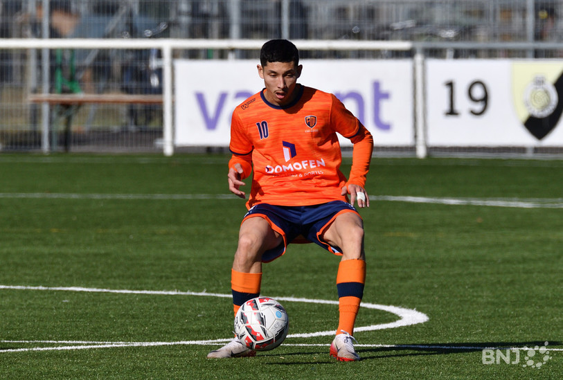Le FC Ajoie-Monterri de Danny Rethy Chi a tenu en échec Courtételle. (Photo : archives Georges Henz)