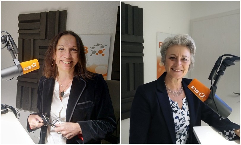 Isabelle Moeschler et Catherine Frioud-Auchlin (de gauche à droite) étaient invitées pour évoquer ce deuxième tour à La Neuveville.