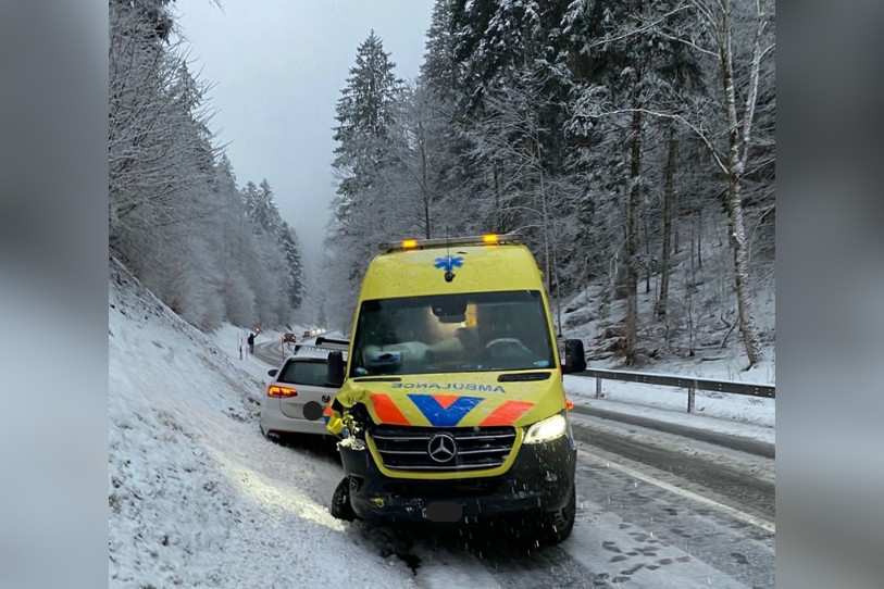 L’accident s’est produit vers 8h10 ce mardi. (Photo : Police neuchâteloise.)