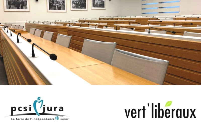 Le PCSI Jura et les Vert'libéraux siègeront côte à côte.