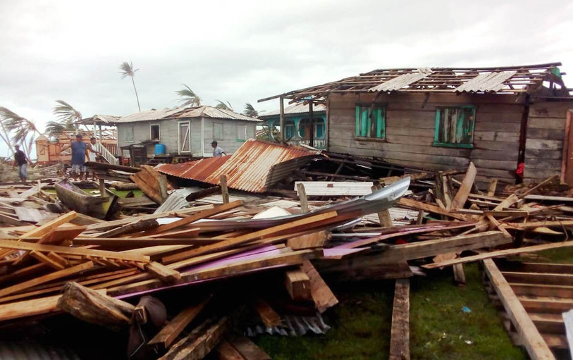 Les dégâts sont considérables au Nicaragua (photos: CN-La Trinidad)