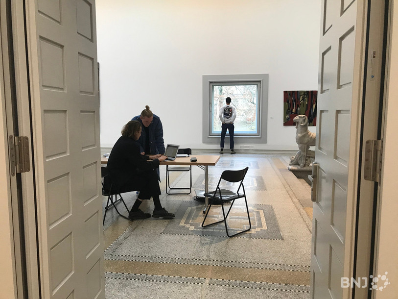 Le musée des Beaux-arts de La Chaux-de-Fonds, fermé au public en raison du covid-19, accueille depuis le début du mois de novembre des artistes en résidence.