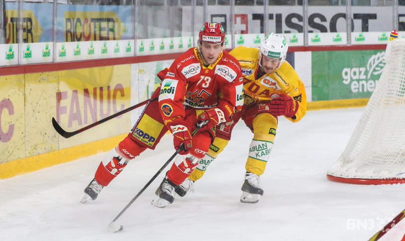 Le Biennois Mike Künzle fait partie des joueurs retenus par le sélectionneur de l'équipe de Suisse pour disputer la Coupe Karjala en Finlande. (photo: Mauricette Schnider)