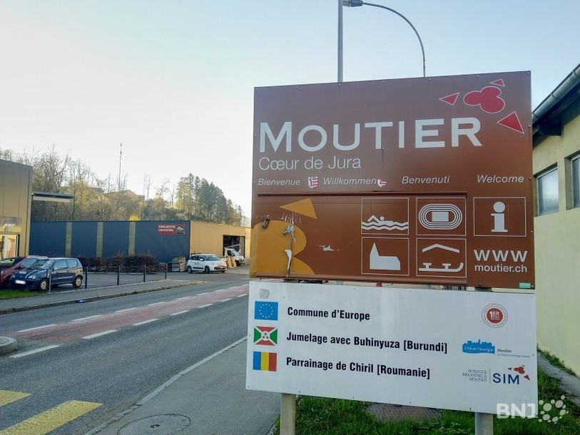 L'entrée de la commune depuis Eschert.