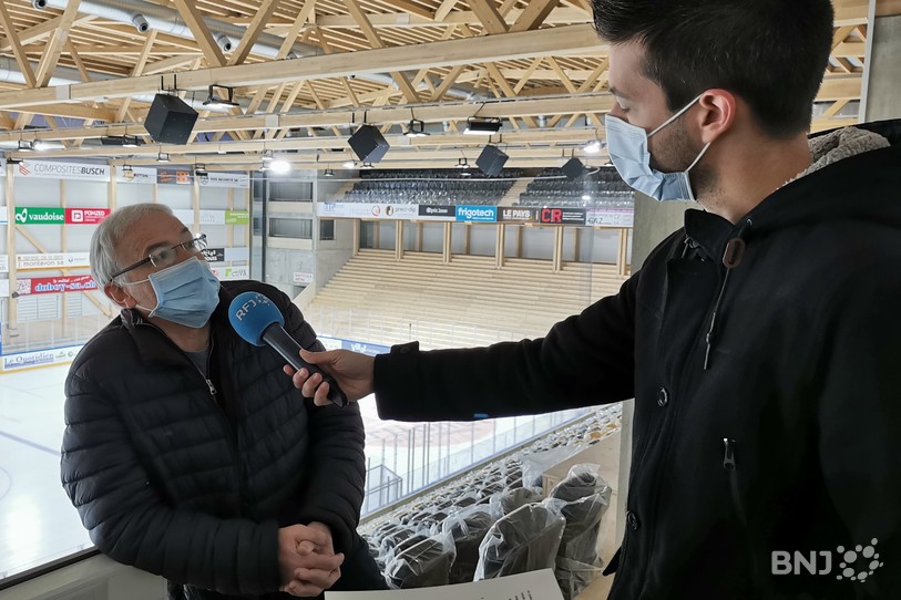 Président du comité de soutien, Claude Hêche était ce mardi matin l'un des invités de RFJ en direct de la Raiffeisen Arena.
