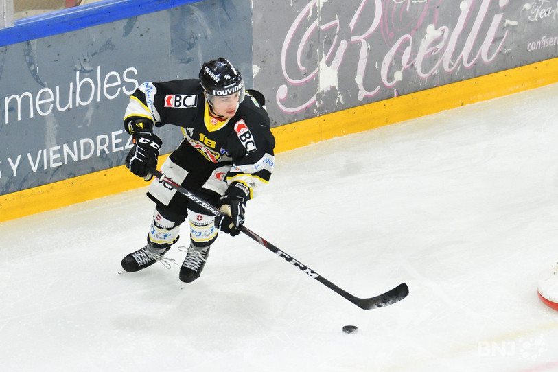 Bastien Pouilly est un pur produit du hockey jurassien. (photo : Georges Henz).