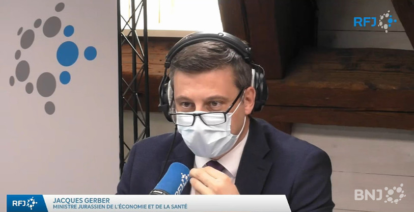 Le ministre jurassien de l'économie et de la santé est venu présenté, dans le journal de 12h15, les allègements et les mesures d'aides annoncés par le Gouvernement ce vendredi.
