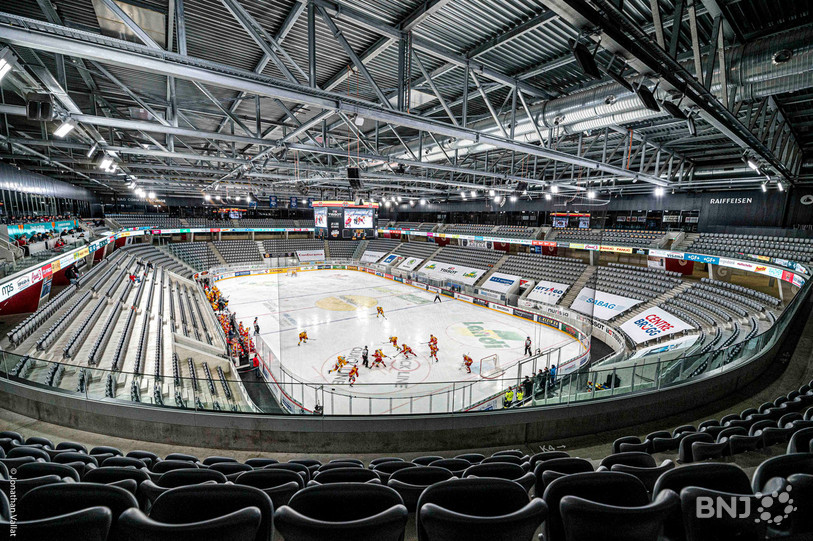 La Tissot Arena n'accueillera pas de match mardi prochain (photo : Jonathan Vallat).