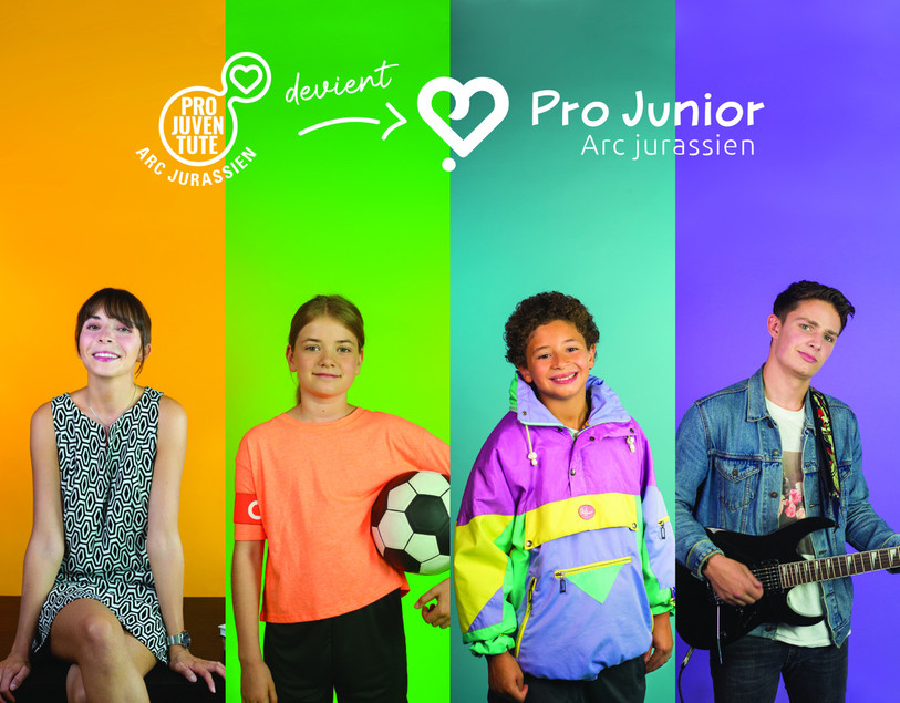 Le nouveau nom de l'association est accompagné d'un changement de logo. (Photo : Pro Junior Arc jurassien).