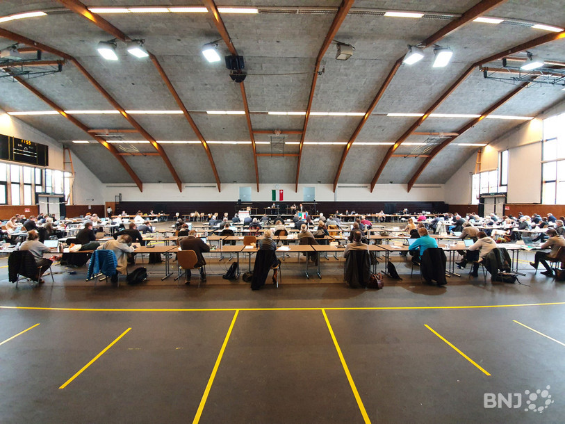 Le Grand Conseil neuchâtelois siège au Pavillon des Sports à La Chaux-de-Fonds (photo : archives)