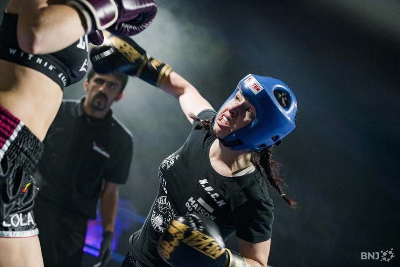 Ne vous fiez pas au petit gabarit de 1m56 de Lauriane Merz, c'est un concentré d'énergie ! (Photo : Jonathan Vallat)