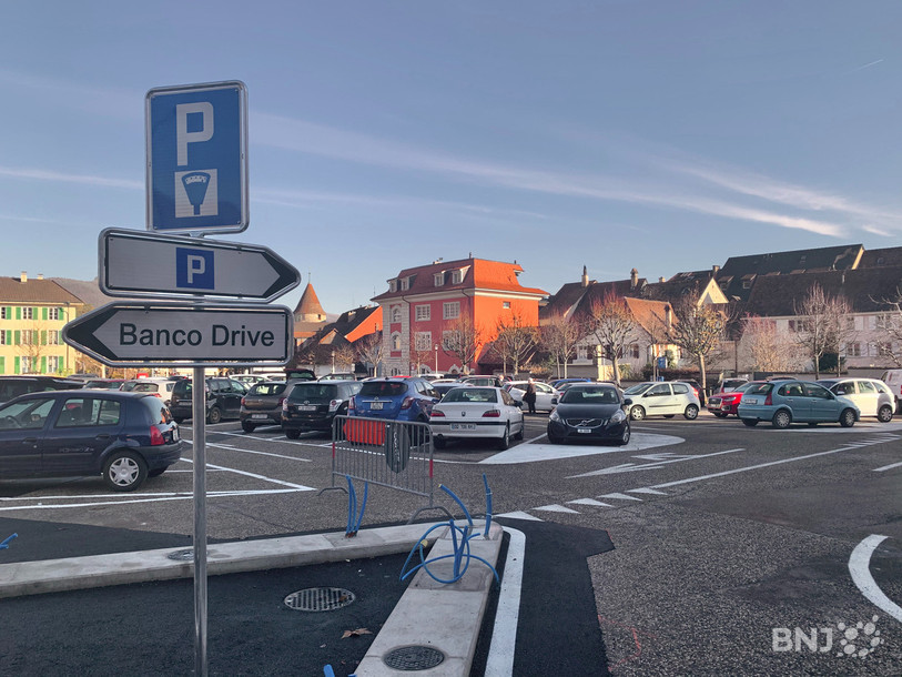 Le parking a été réaménagé durant plusieurs mois.