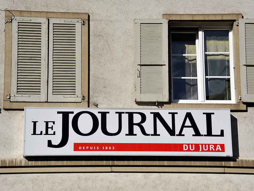 Le groupe Gassmann contrôle notamment le Journal du Jura. (Photo : KEYSTONE / Georgios Kefalas).