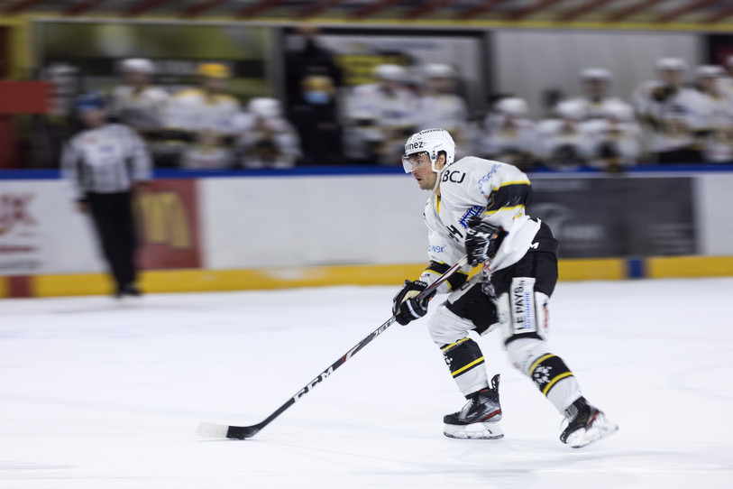 Jonathan Hazen a fait trembler les filets sierrois à deux reprises vendredi soir (photo : archives/KEYSTONE/Cyril Zingaro).
