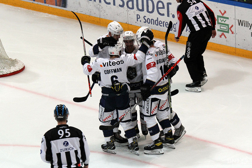 Joie compréhensible pour les joueurs du HCC.