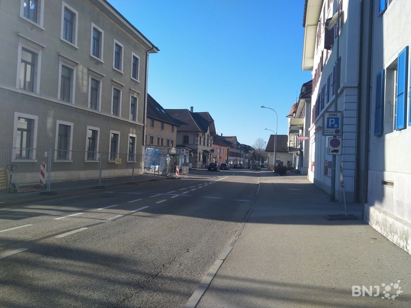 La Grand-Rue de Corgémont.
