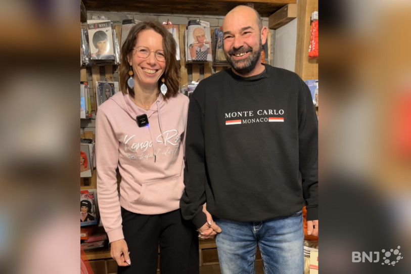 Sylvie Chapuis et Pascal Haegeli ont repris la boutique de déguisements au 1er janvier 2026.