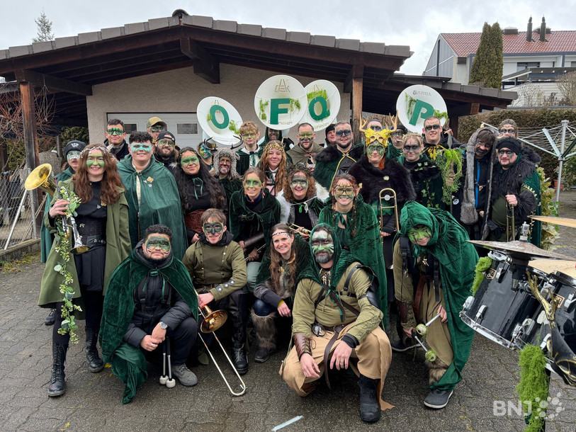 La guggen OFQP a enchanté les rues de Guéguelleville samedi.