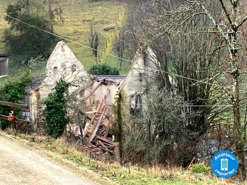 La maison qui s'est effondrée à Chevenez ce samedi était inoccupée.