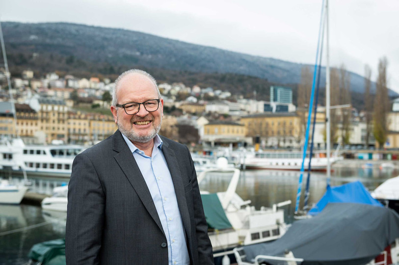 Avant son retour à Neuchâtel, Daniel Veuve a travaillé comme collaborateur personnel de la conseillère fédérale Simonetta Sommaruga. (Photo: Lucas Vuitel)