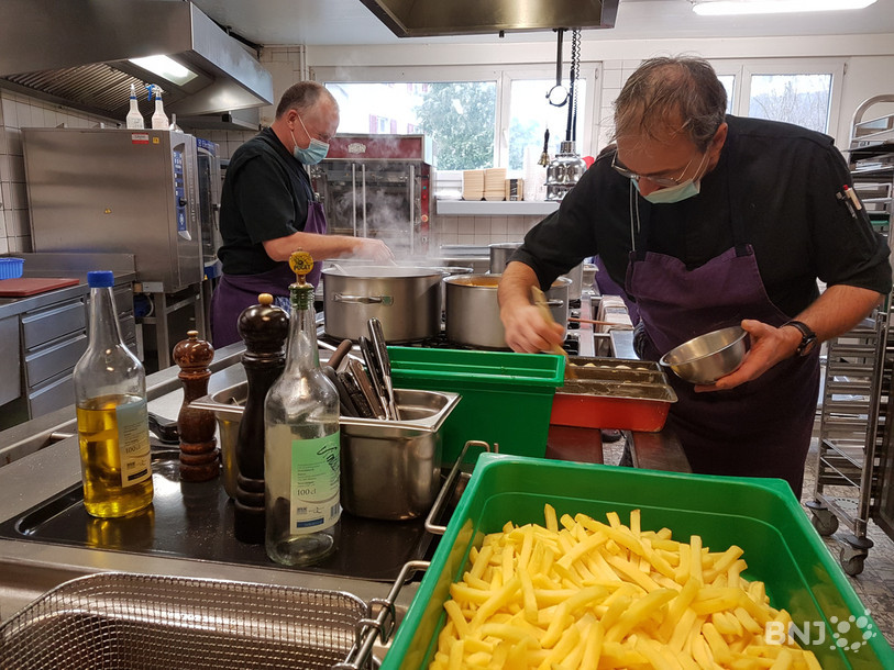 Le plaisir du travail en cuisine retrouvé... en attendant les décisions du Conseil fédéral ce vendredi.