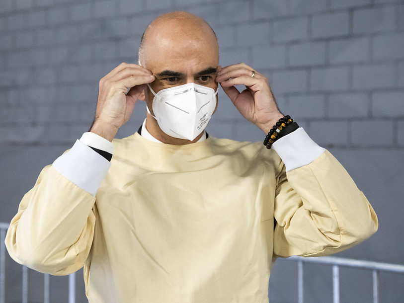 Le conseiller fédéral Alain Berset appelle à la solidarité, à l'occasion de la journée d’action en faveur de la santé psychique. (Photo archives : KEYSTONE / Peter Klaunzer).