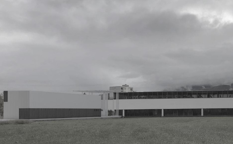 Illustration de la nouvelle école (Coopérative Ecole Métal Jura).