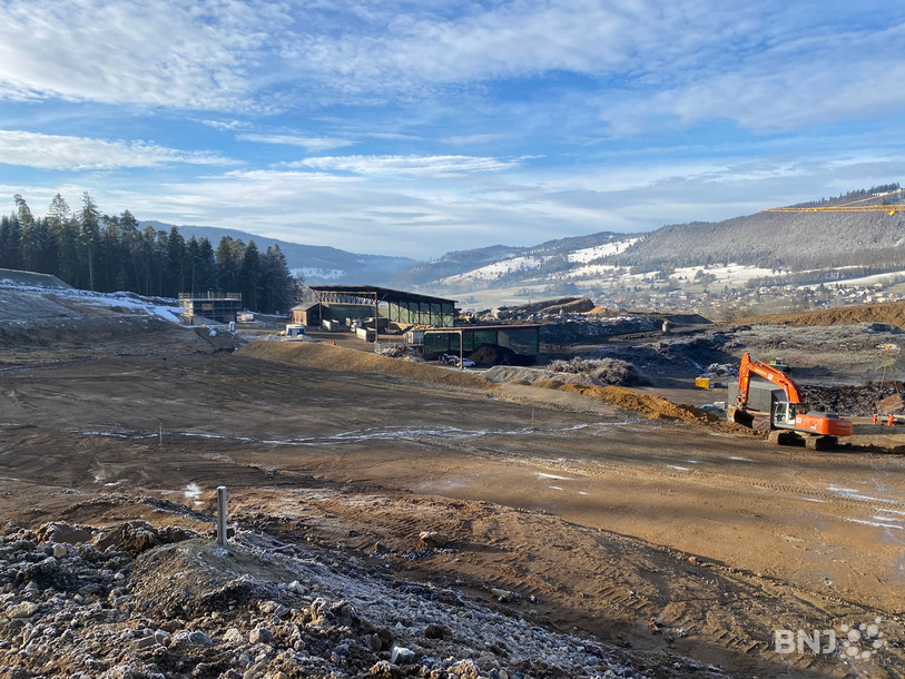 La décharge de Boécourt s'agrandit. Les travaux sont en cours et devraient être terminés au printemps.