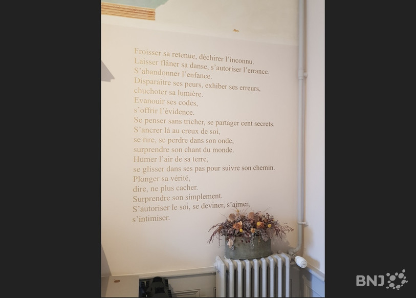 Le poème cité par Emmanuelle Grau-Bertin dans la P'tite vadrouille