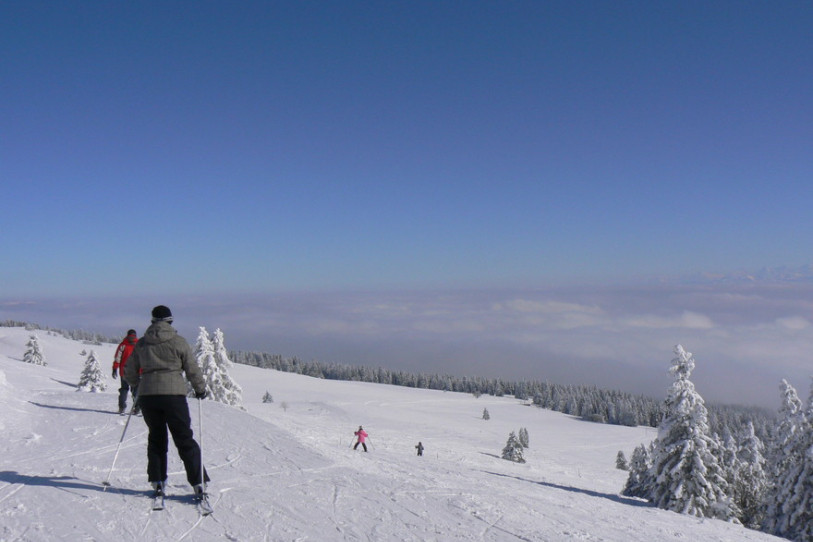 Le domaine skiable de Ste-Croix / Les Rasses (photo : archives)
