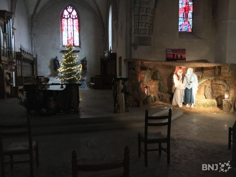 L'église St-Pierre à Porrentruy ne pourra pas accueillir autant de fidèle qu'à l'accoutumée.