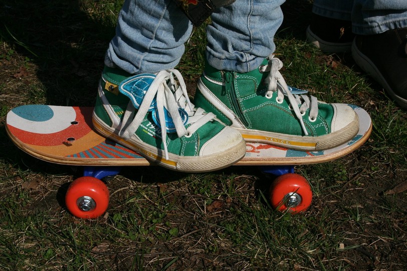 Enfant et Skateboard