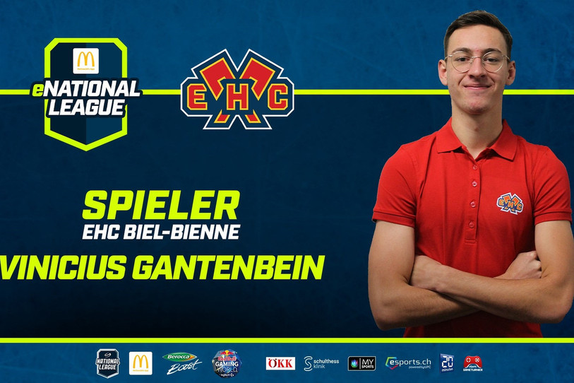 Le HC Bienne est représenté par Vinicius Gantenbein pour cette grande première.